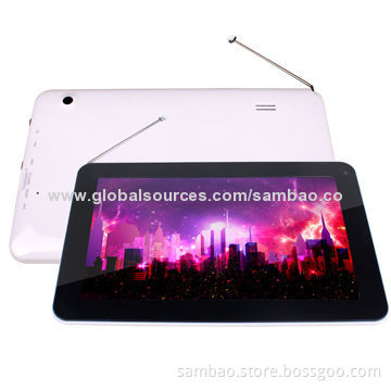 9-inch tablet PC with IS DB-T/ATV dual system, Android 4.4, resolution of 1,024 x 600PNew